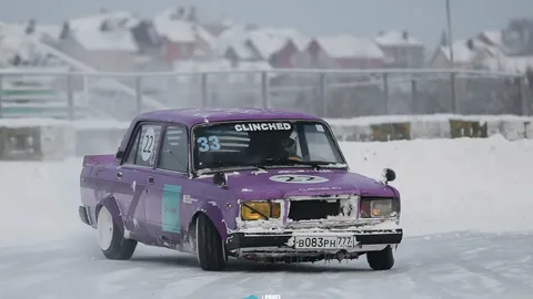 Зимний дрифт на ВАЗ-2107. (Фото с портала Яндекс Картинки.)