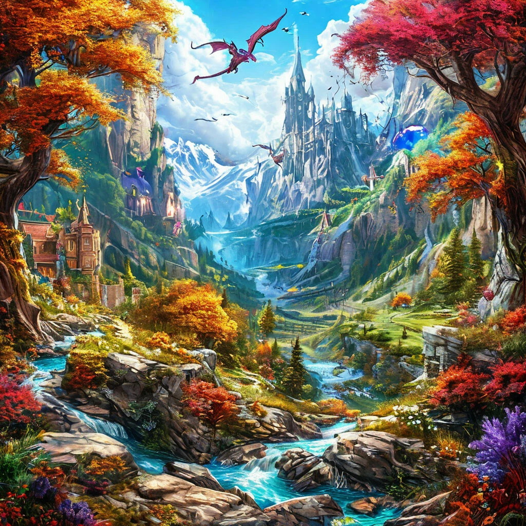 Растущая популярность фэнтезийных миров в литературе, играх и развлечениях