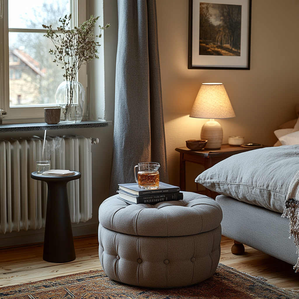 Прикроватная тумба — привычный элемент интерьера, но иногда хочется добавить спальне оригинальности и попробовать нечто новое.