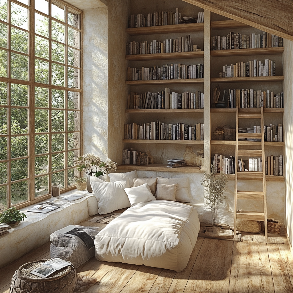 Прикроватная тумба — привычный элемент интерьера, но иногда хочется добавить спальне оригинальности и попробовать нечто новое.-4