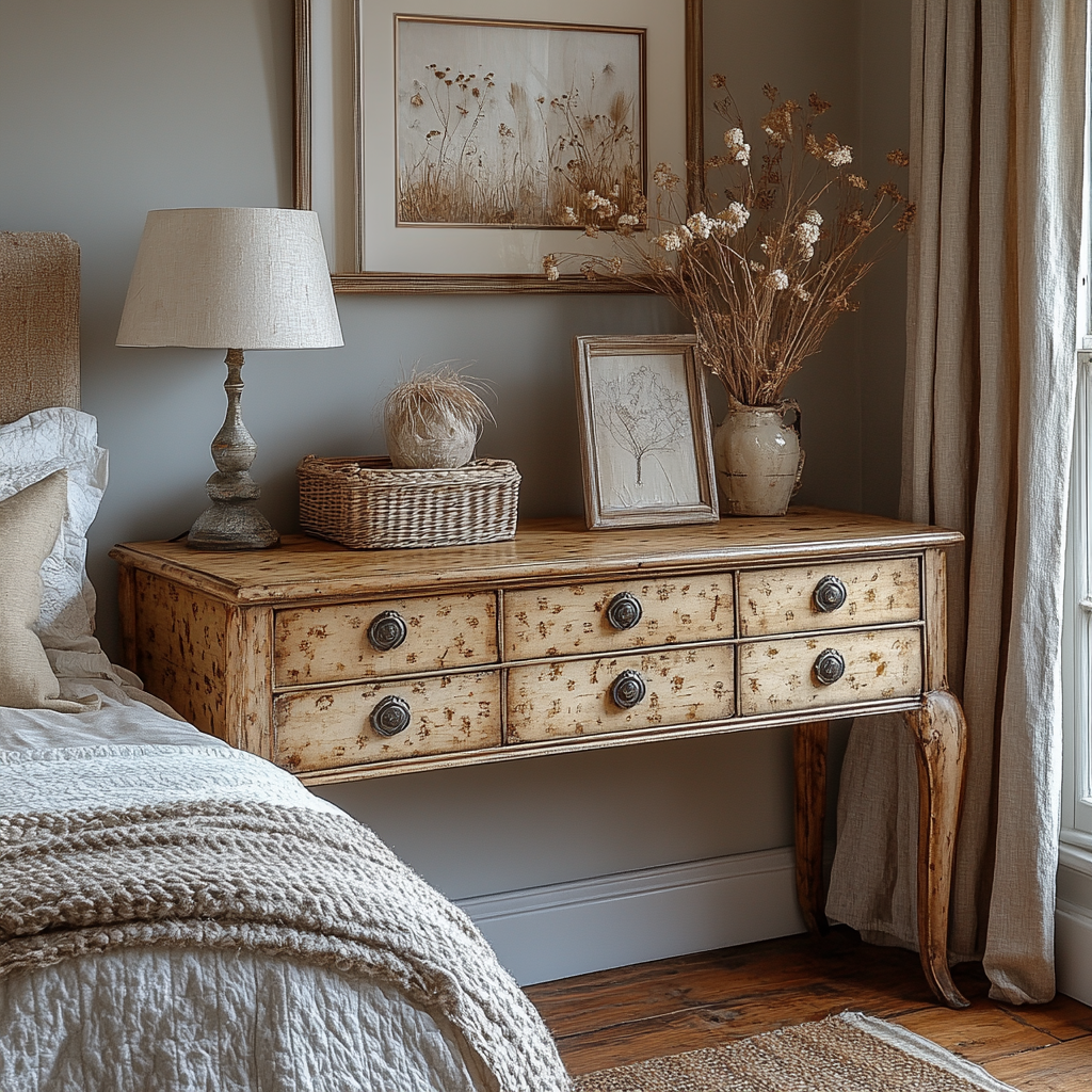 Прикроватная тумба — привычный элемент интерьера, но иногда хочется добавить спальне оригинальности и попробовать нечто новое.-6