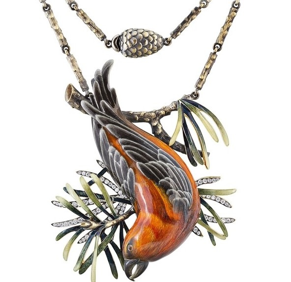 Колье "Птица" от Ильгиза Фазулзянова.