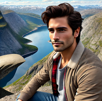 Sener Egemen Mustafa в Норвежских фьордах