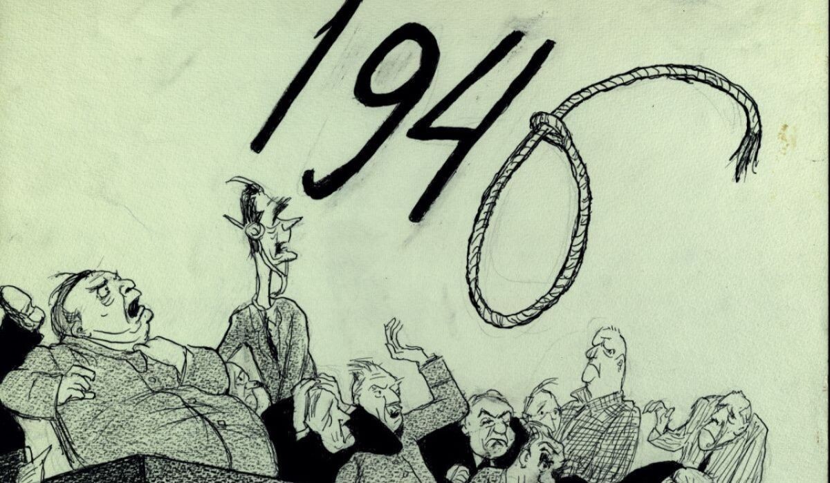     Карикатура Кукрыниксов. Источник: victorymuseum.ru Автор фото: Пресс-служба Музея Победы