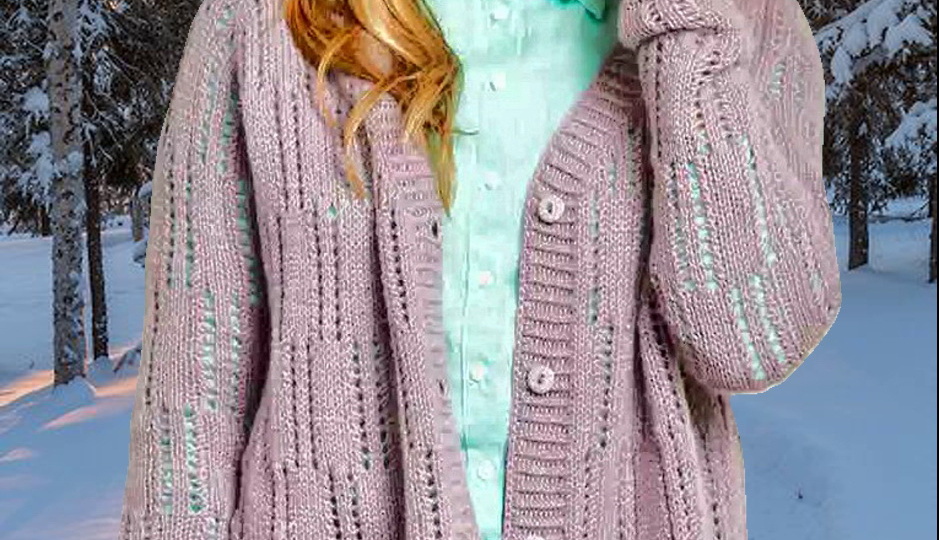 Комфорт! Пять жакетов и кардиганов спицами