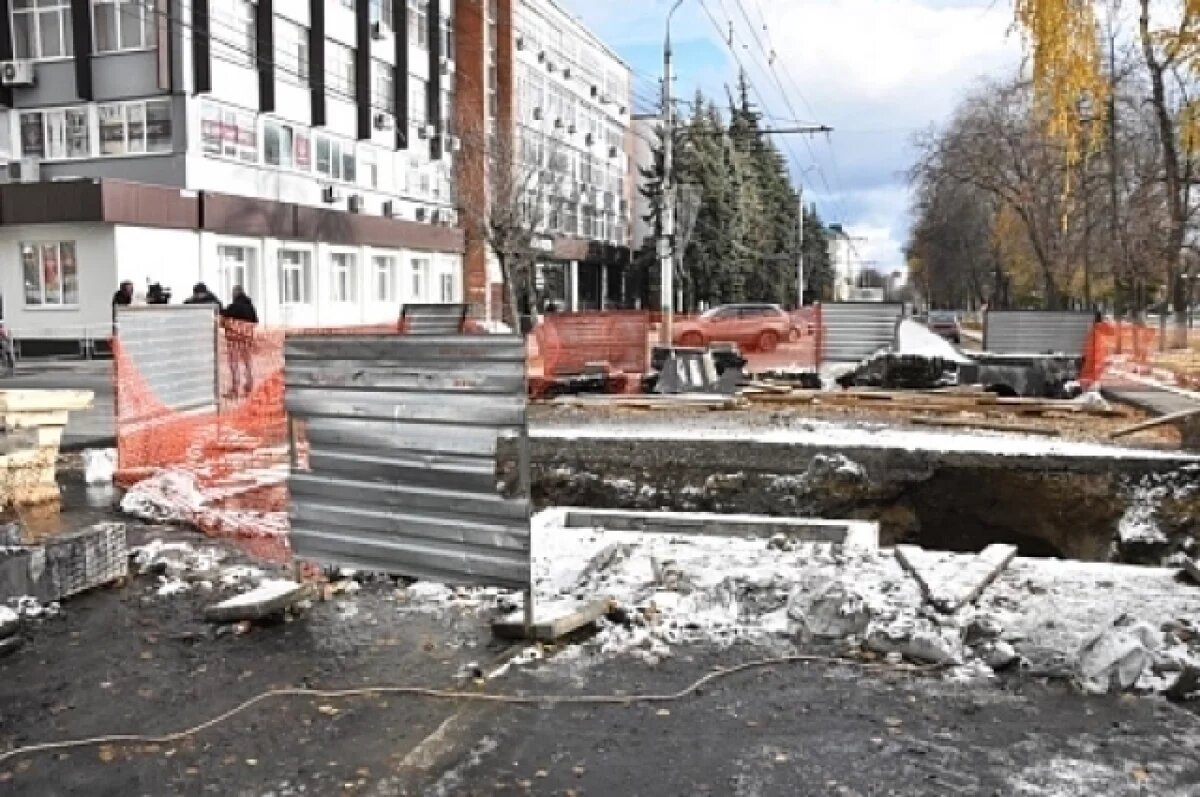    В Пензе затянули с ремонтом на сетях водоснабжения на ул. Пушкина