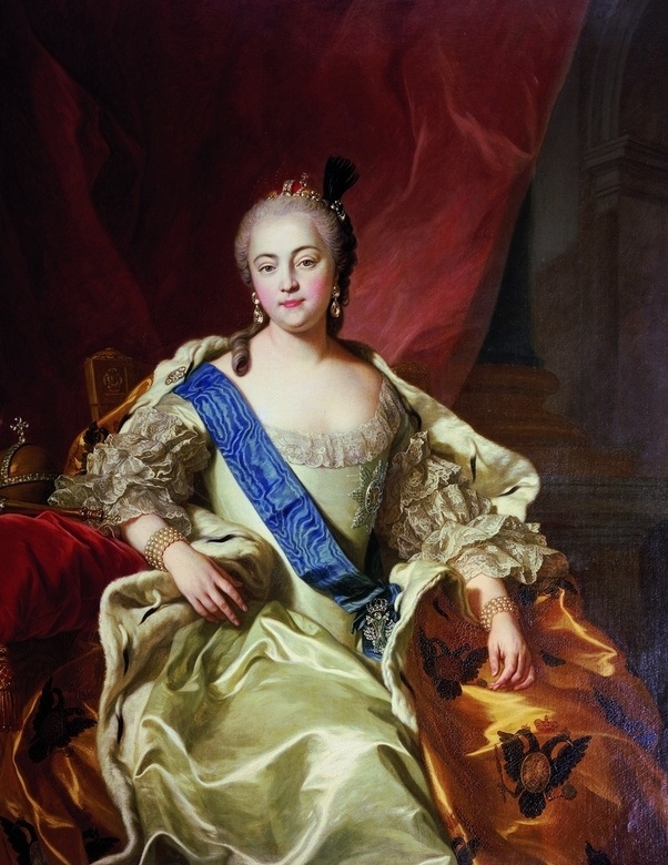  Шарль Андре Ван Лоо портрет Елизаветы Петровны