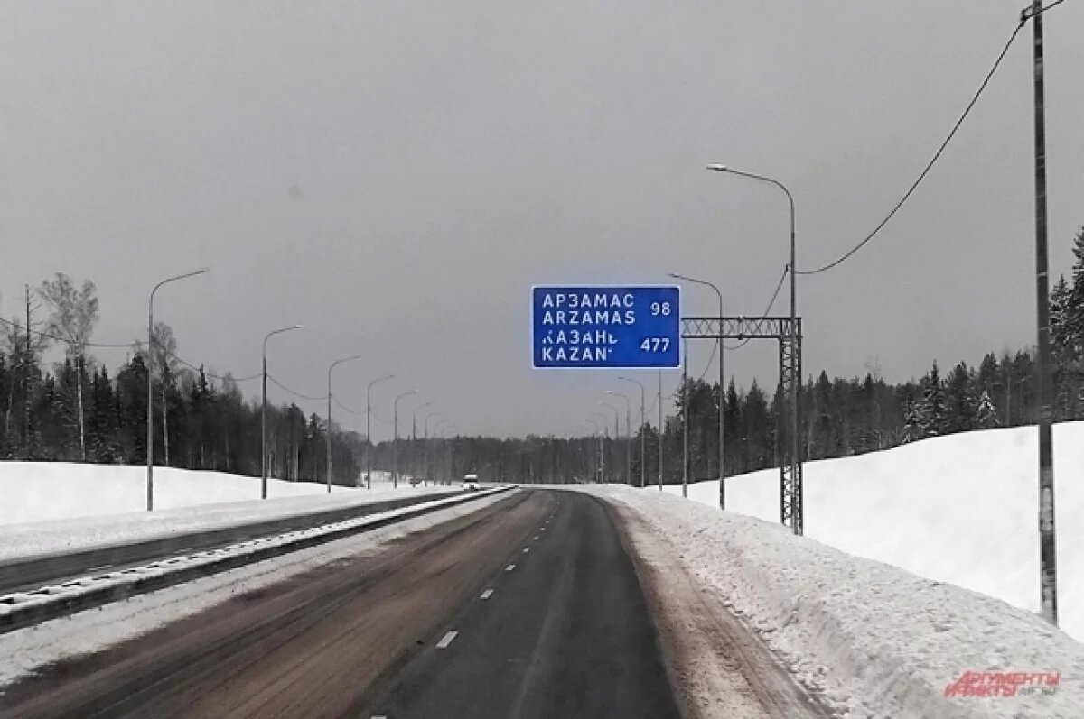    Щиты от снежных заносов установят на трассе М-12 в Нижегородской области