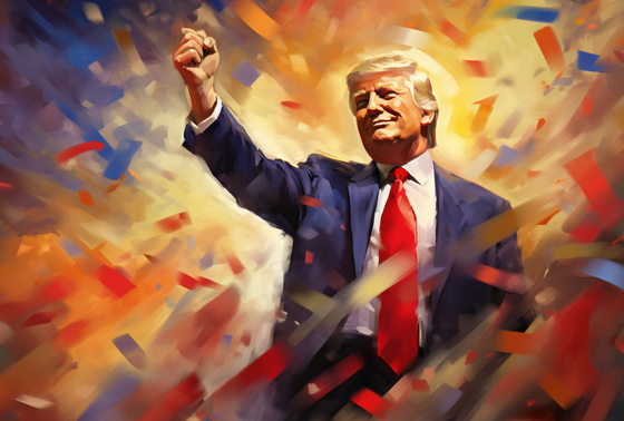    Дональд Трамп в представлении ИИ