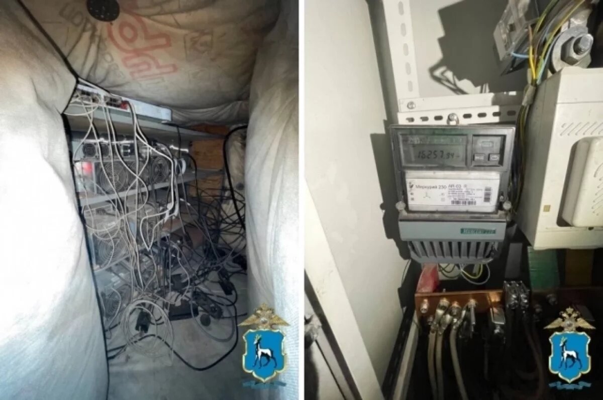    Полицейские Самары прикрыли майнинговую ферму