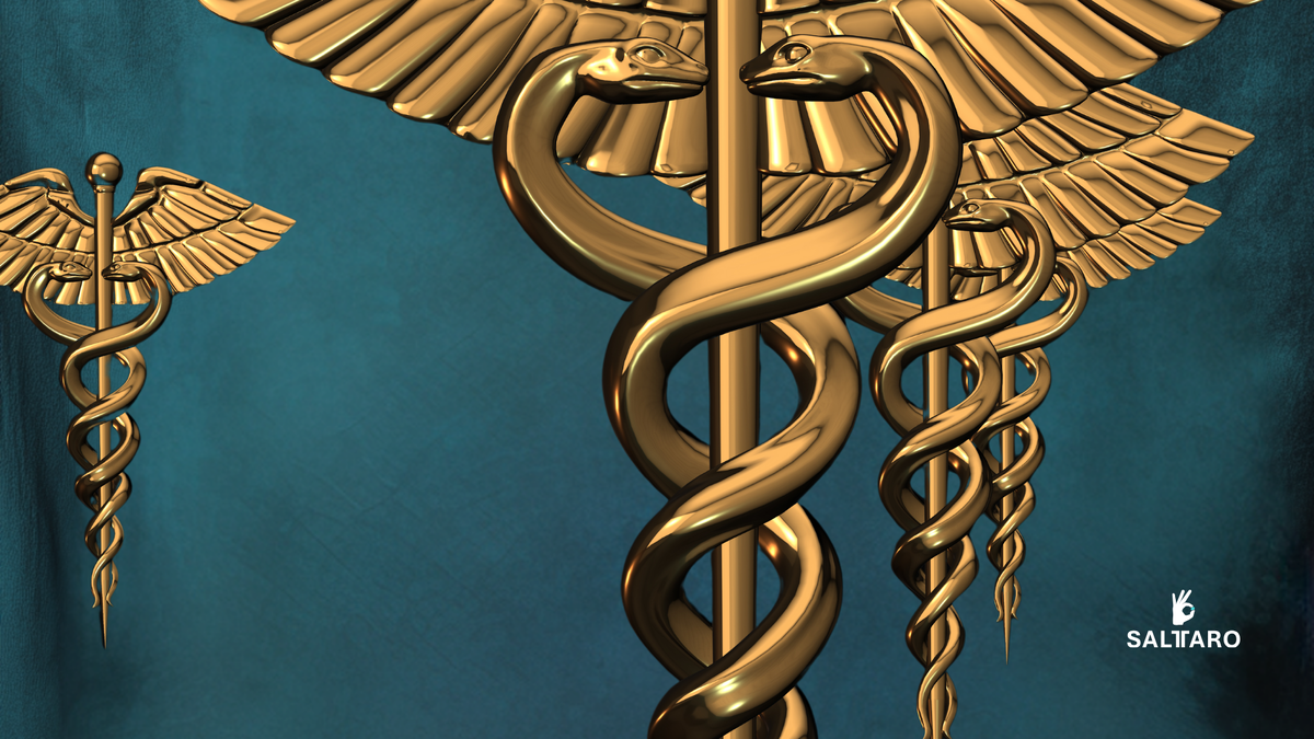 Открыт, но не уязвим. Старший Аркан Маг Таро Тота, Жезл Кадуцей. Статья Школы Соль Таро 