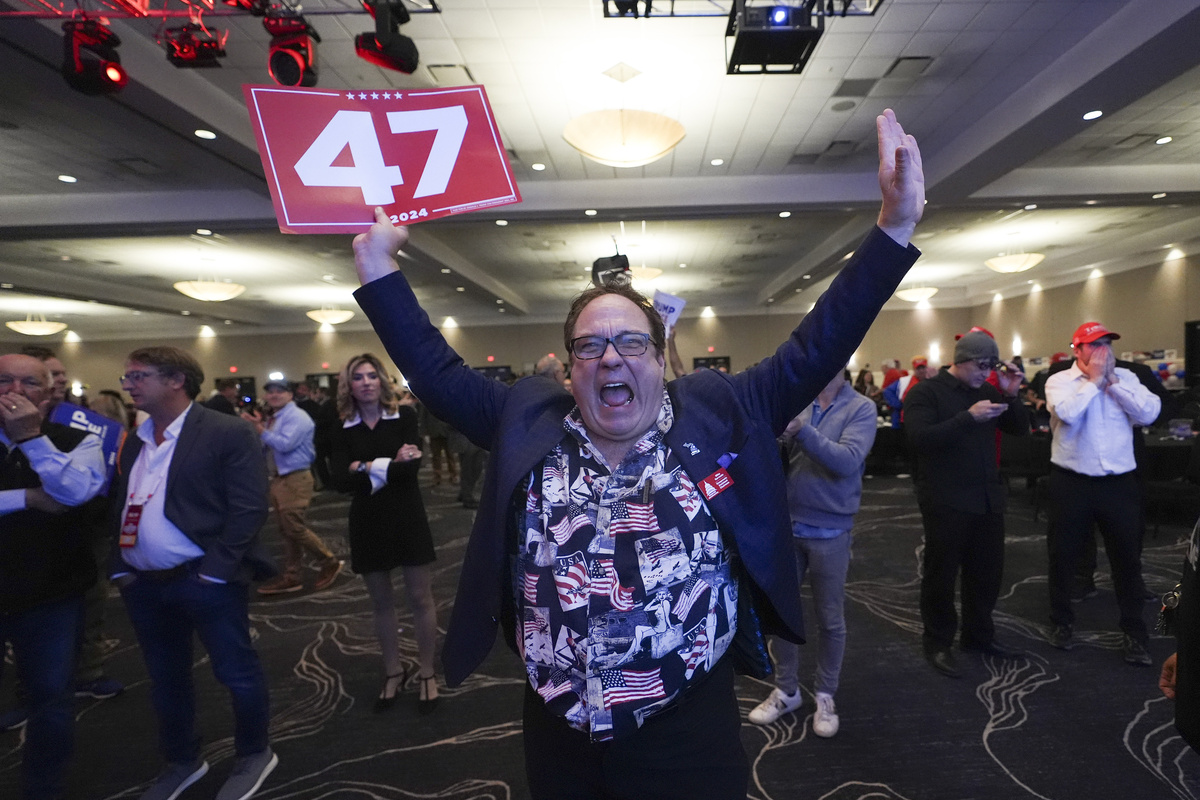    Предвыборные опросы до самого конца не определяли однозначного лидера гонки — 5 ноября Камала Харрис опережала Трампа всего на один процентный пункт / AP