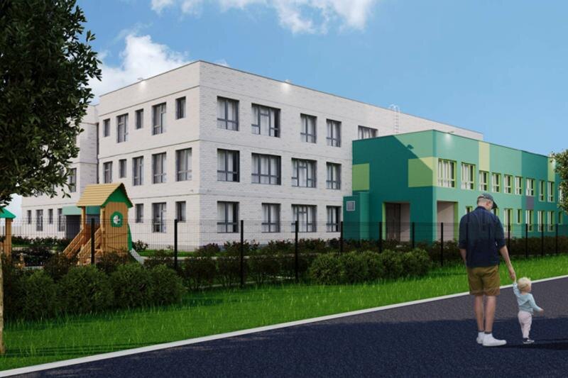    Так будет выглядеть детский сад в квартале "Первый Академ"