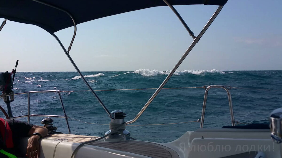 Маленькое, но очаровательное стадо "барашков". Это не мелководье: глубина более 200 м, 5 миль от берега (галерея фото)