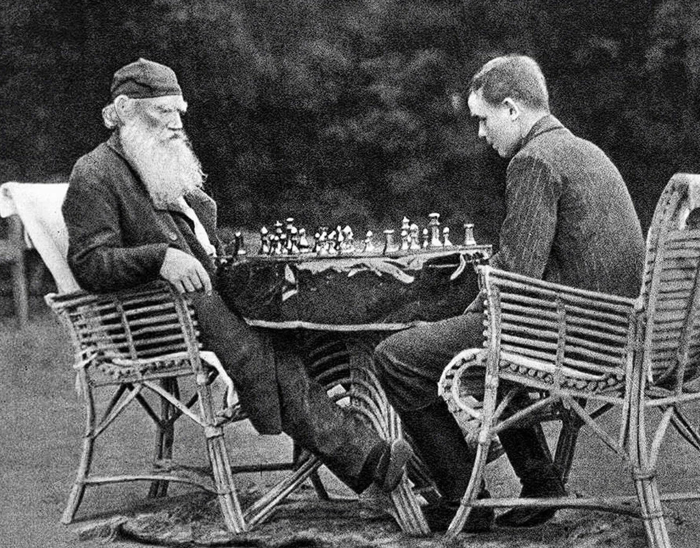 Толстой и его последователь Чертков