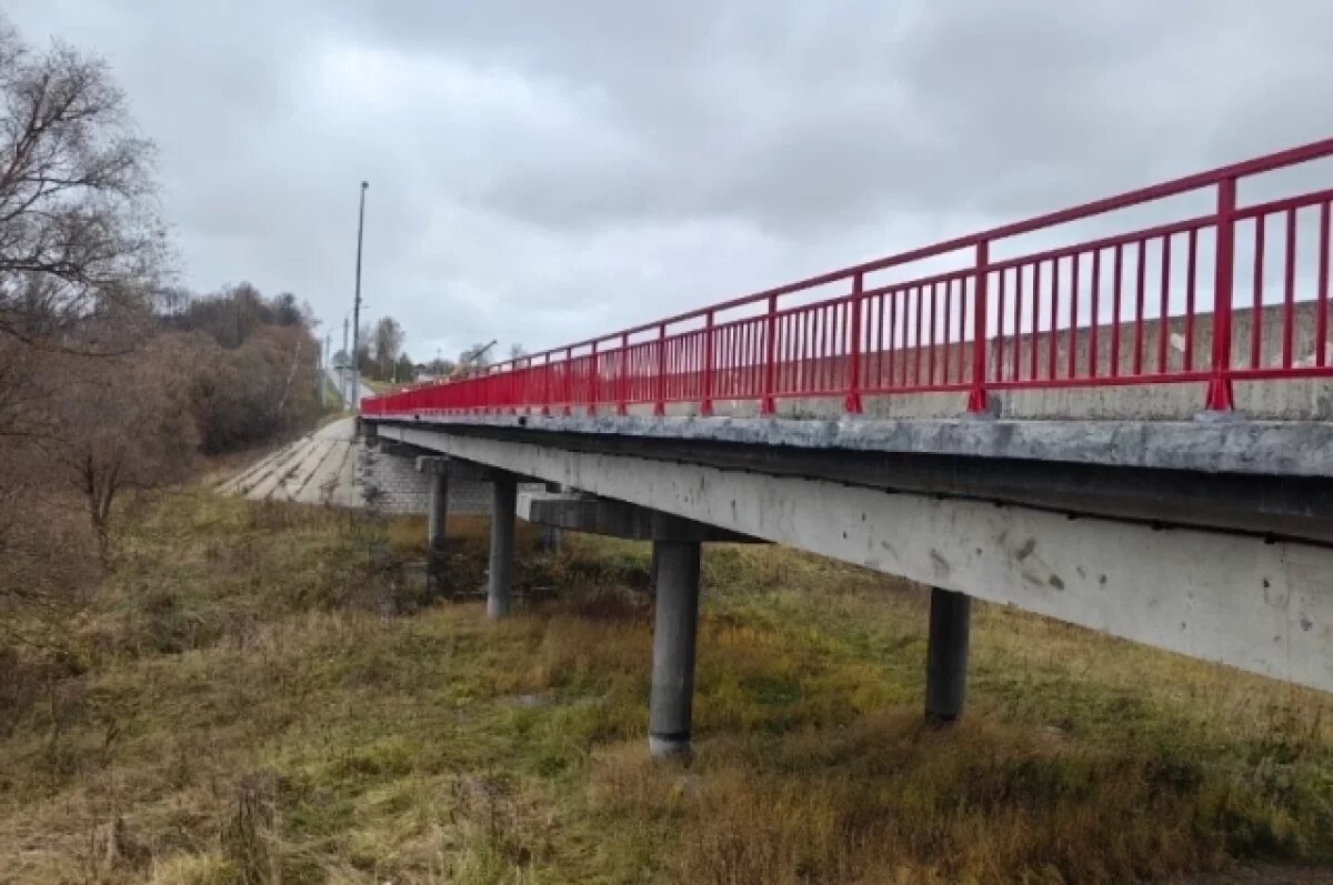    В Калужской области открыли мост через реку Мышегу