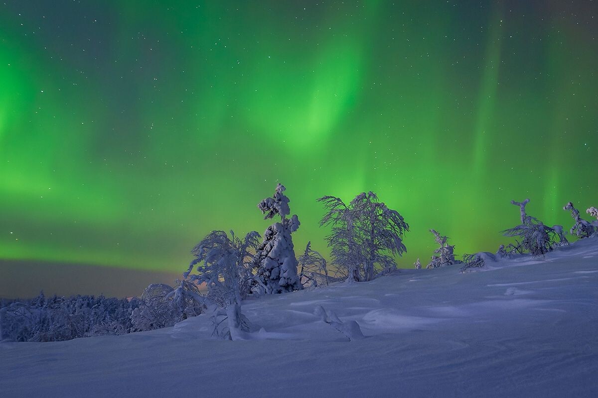 Северное сияние — невероятное зрелище, которое нужно увидеть хотя бы раз в жизни. Источник: Shutterstock📷
