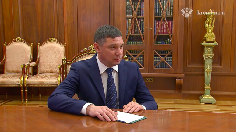    Евгений Первышов / кадр из видео, kremlin.ru