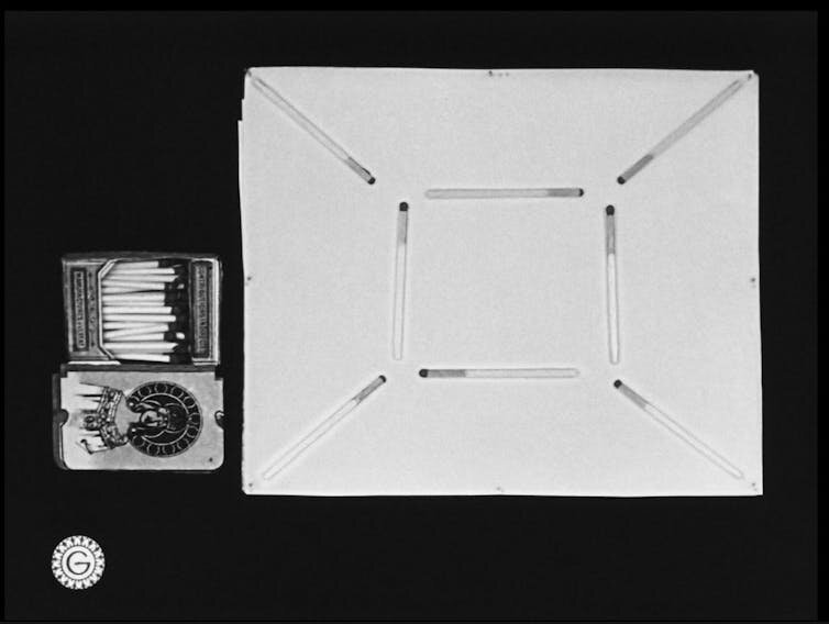 Фотограмма из картины Эмиля Коля «Beaux-Arts mystérieux», 1910 год.