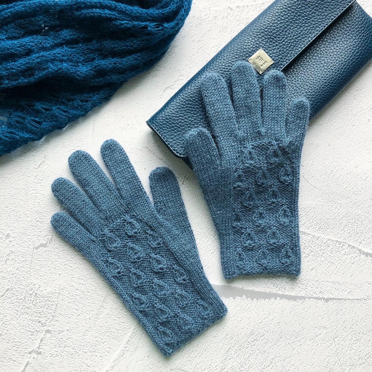 Перчатки по описанию "Капли дождя" - описание на сайте by-annike.ru