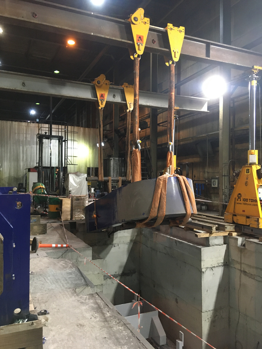 Установка пресса CIP9202600-160YS в приямок