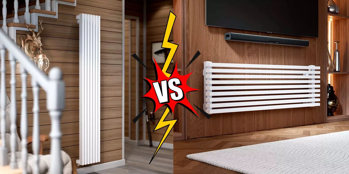 Вертикальный против горизонтального радиатора КЗТО