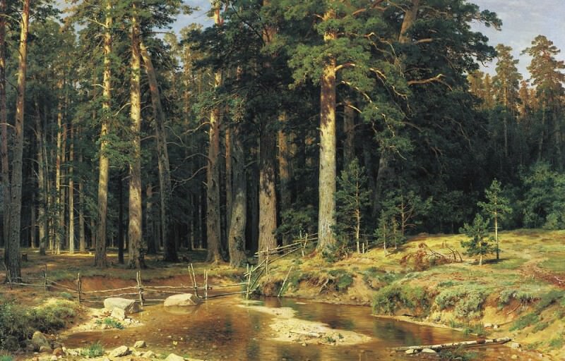 Иван Иванович Шишкин "Корабельная роща 1898" сайт gallerix.ru
