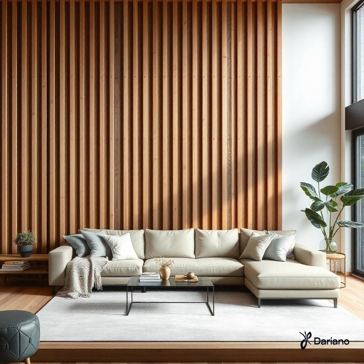 Примеры интерьеров с использованием декоративного бруса от фабрики Dariano