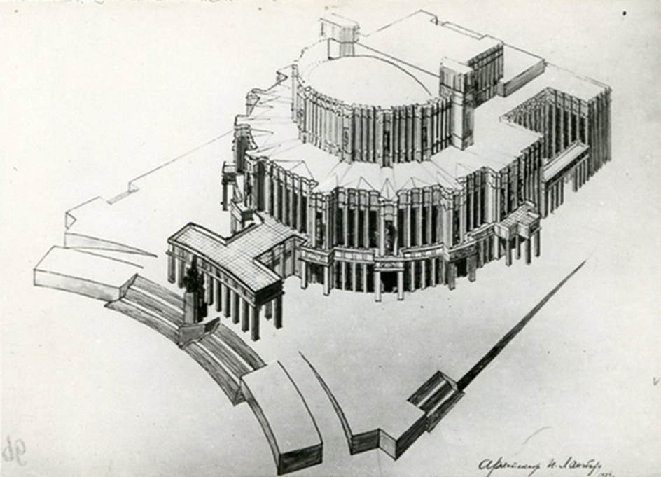 Подпись: План шедевра Лангбарда — Большого театра Беларуси. Фото из официальной группы театра ВКонтакте