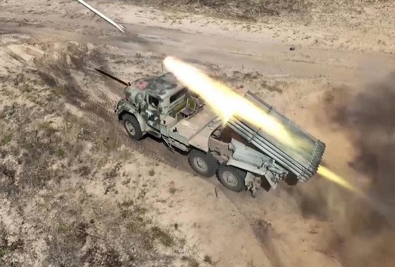    Боевая работа Град