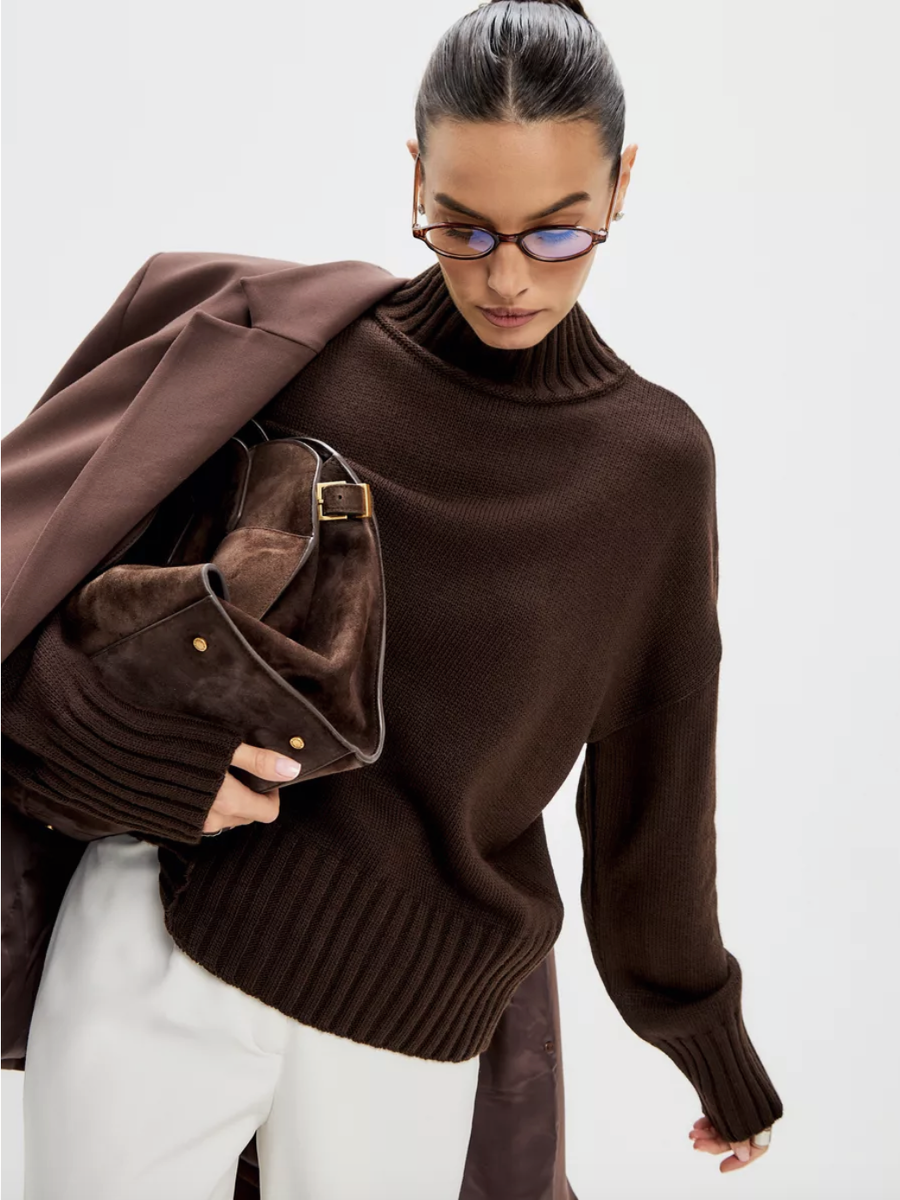 Свитер с высоким горлом с Wildberries