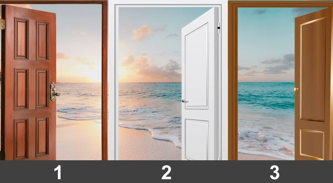 Выберите дверь
