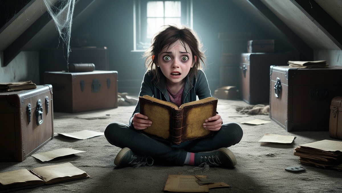 Девушка нашла старый дневник на чердаке и узнала страшную тайну покойной бабушки
