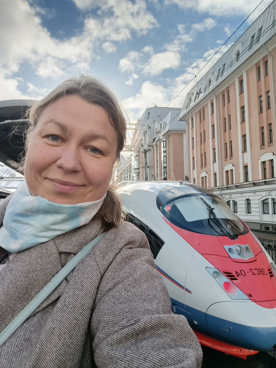 Еще заспанная, и уже радостная