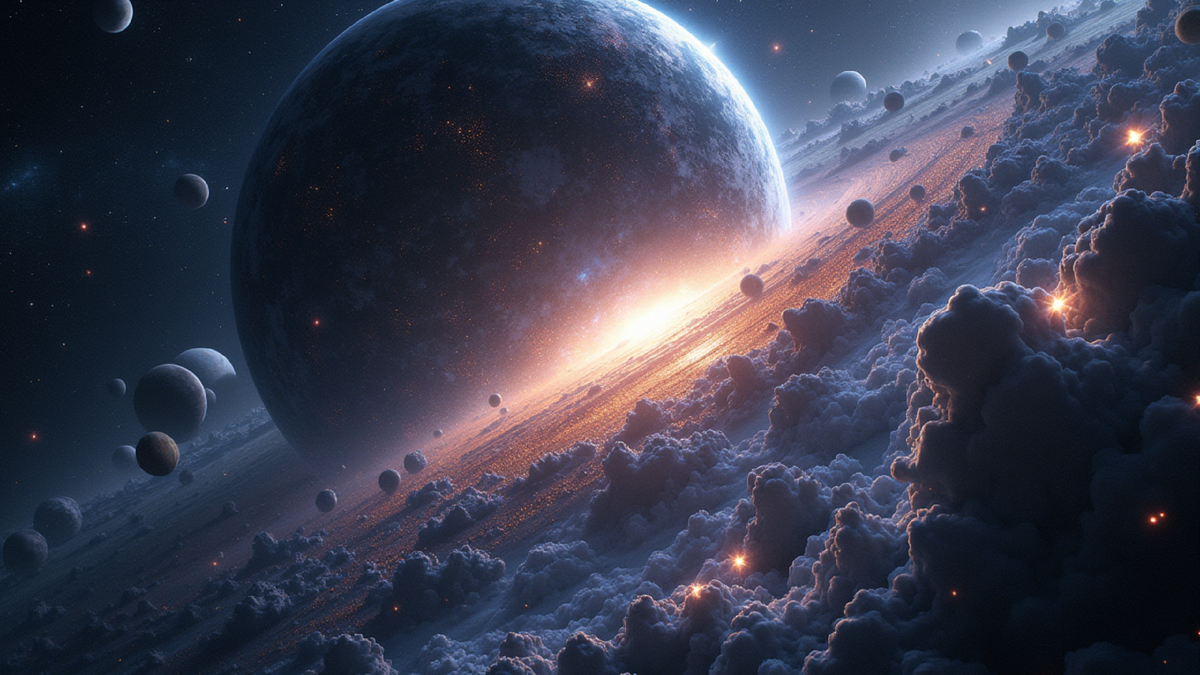 Возможно, существует зеркальная вселенная. Изображение: tensor.art