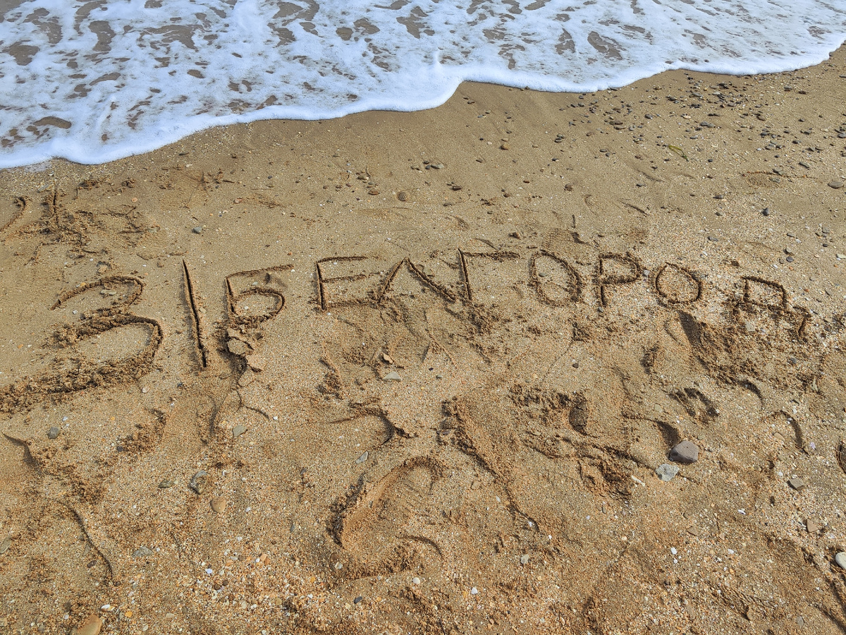 Написали, и смыло всё морской волной... 