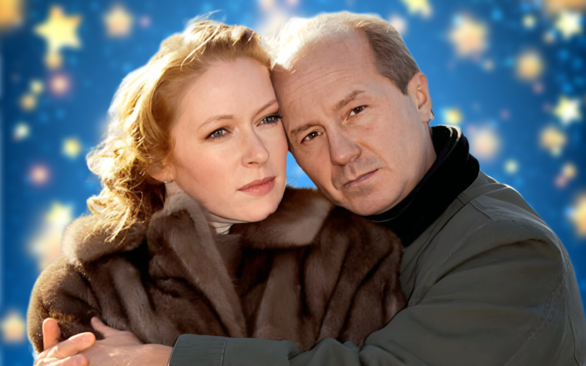 на фото Андрей Панин с Натальей Рогожкиной 