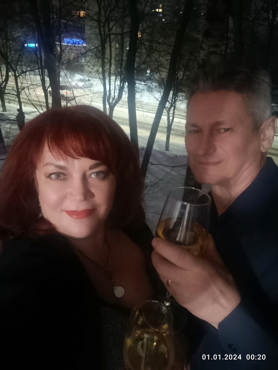 На балконе, "за Новый год"!