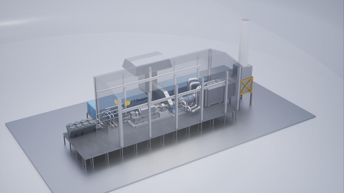 Рис. 1. Газотурбинный энергоблок 4-го поколения ГТ-009GT «Арктика»