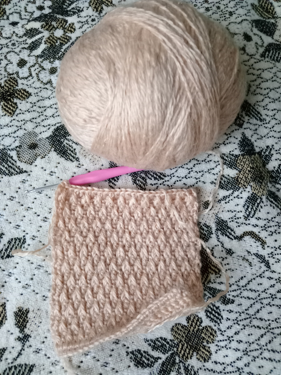 Вот такой шарф получается