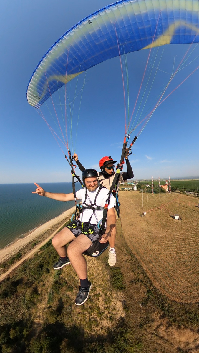 Полеты на парпалане Голубицкая