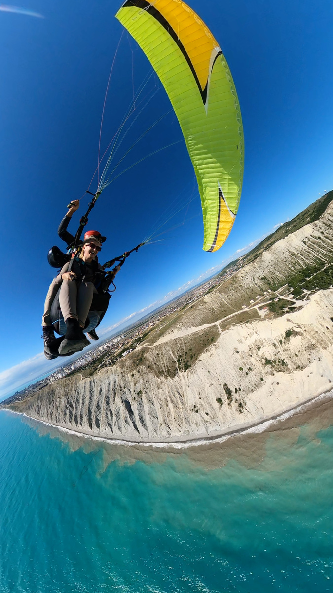 Полеты в Анапе на парапалане