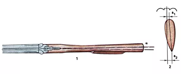 Отвод приклада, из книги Ложа 1987 Блюм М.М., Шишкин И.Б.