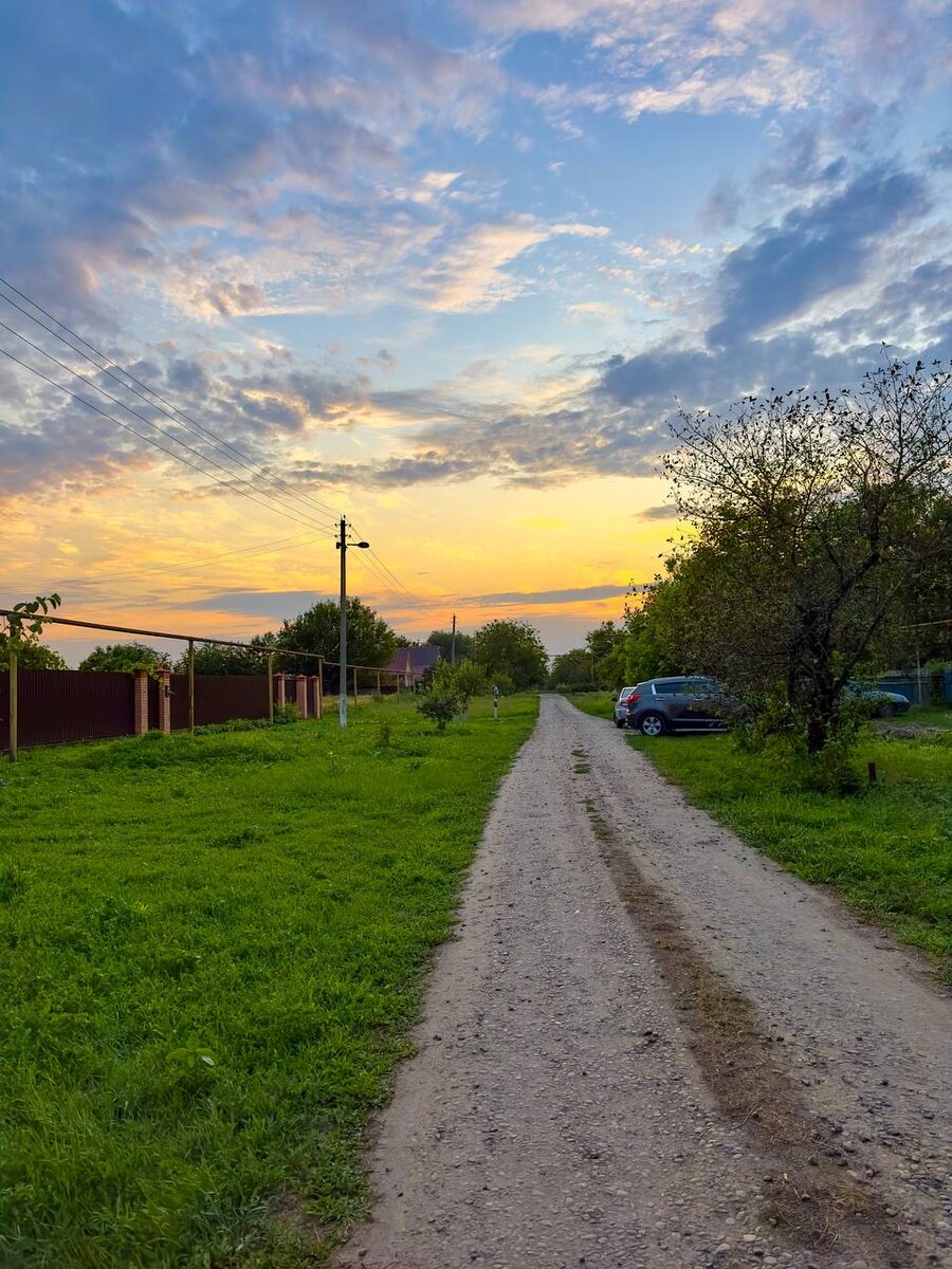 Фото автора. Деревенский пейзаж