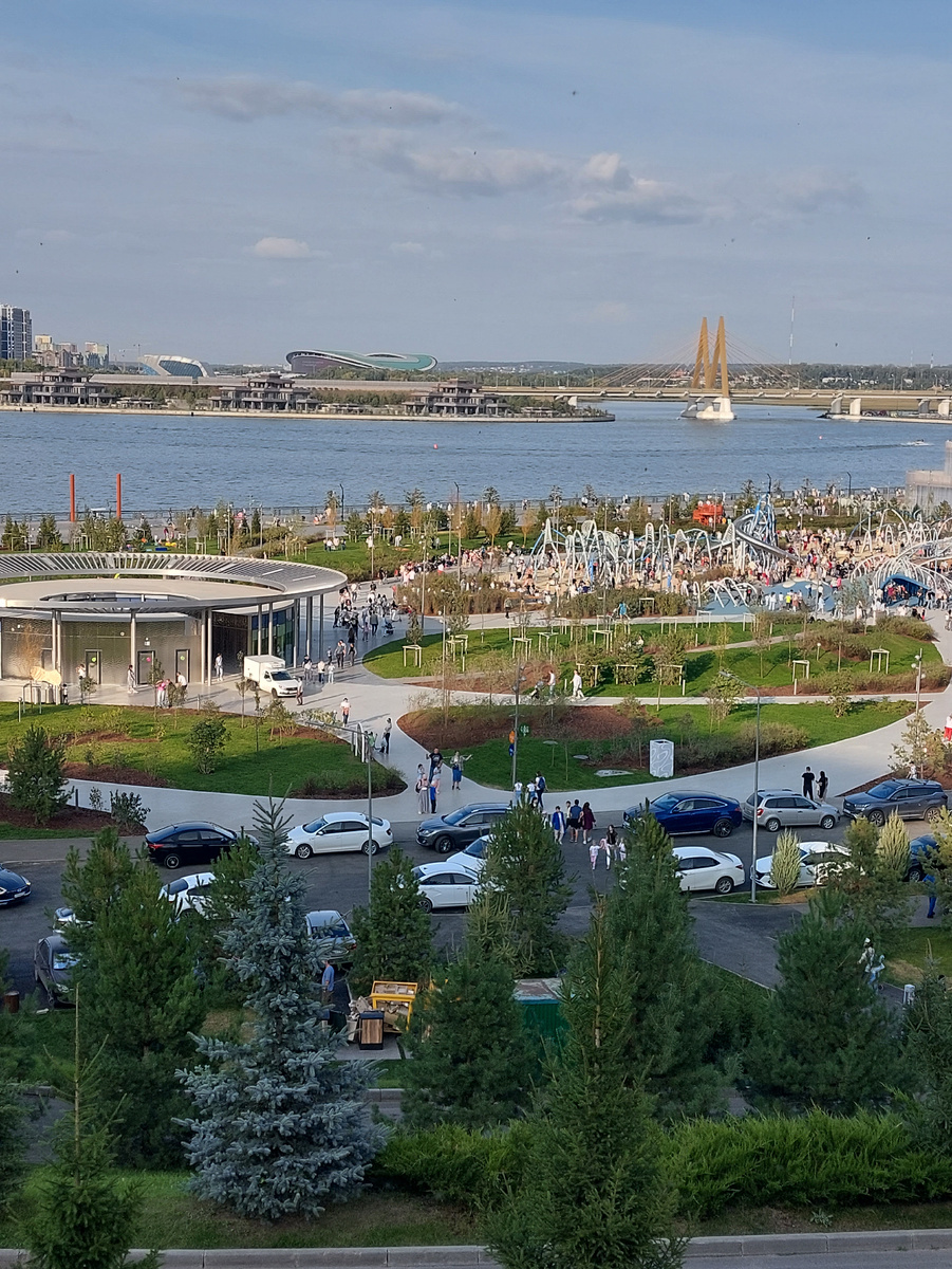 Вид на парк "Елмай" сверху.