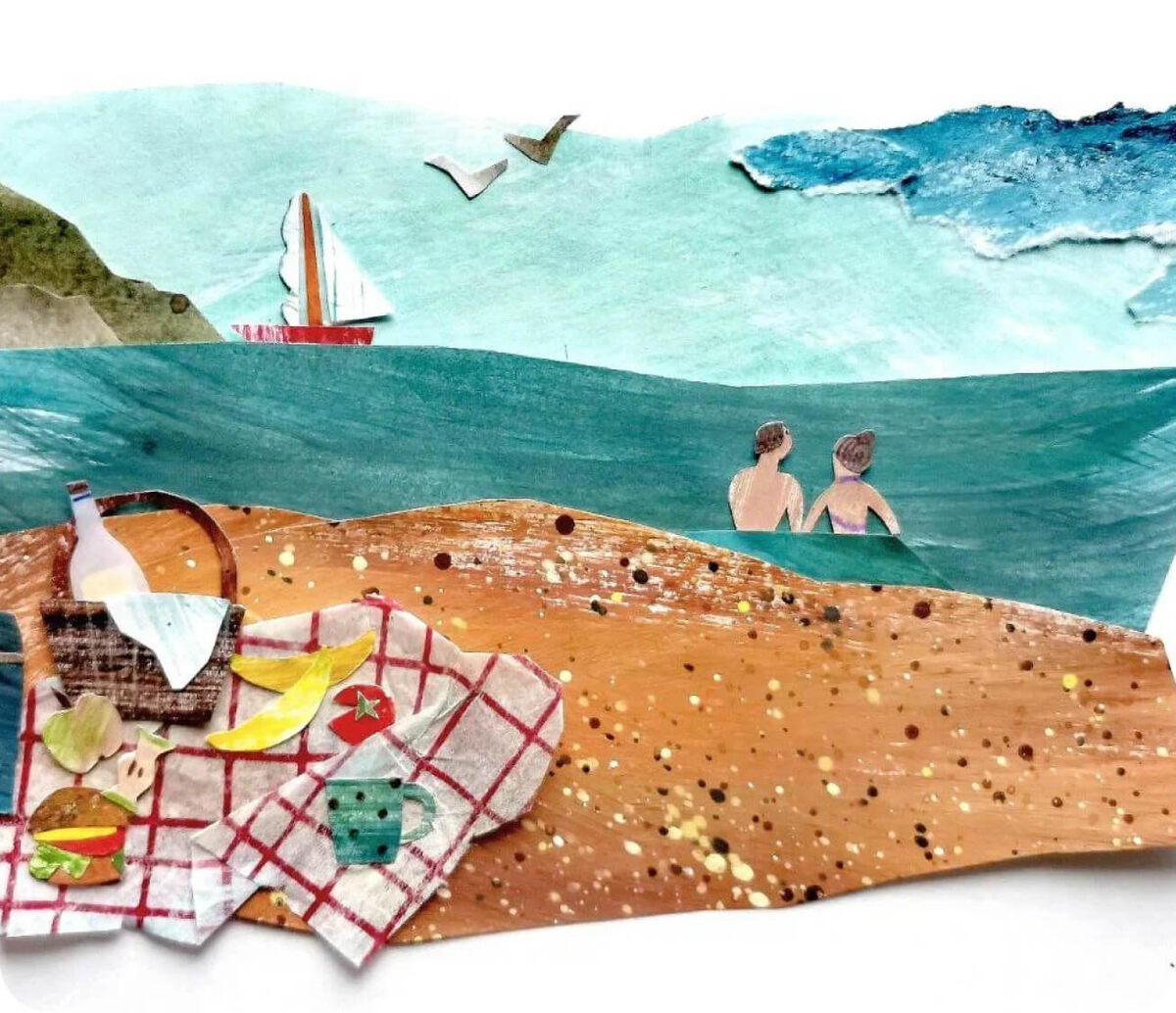 Пример работы из курса «Коллажная иллюстрация»