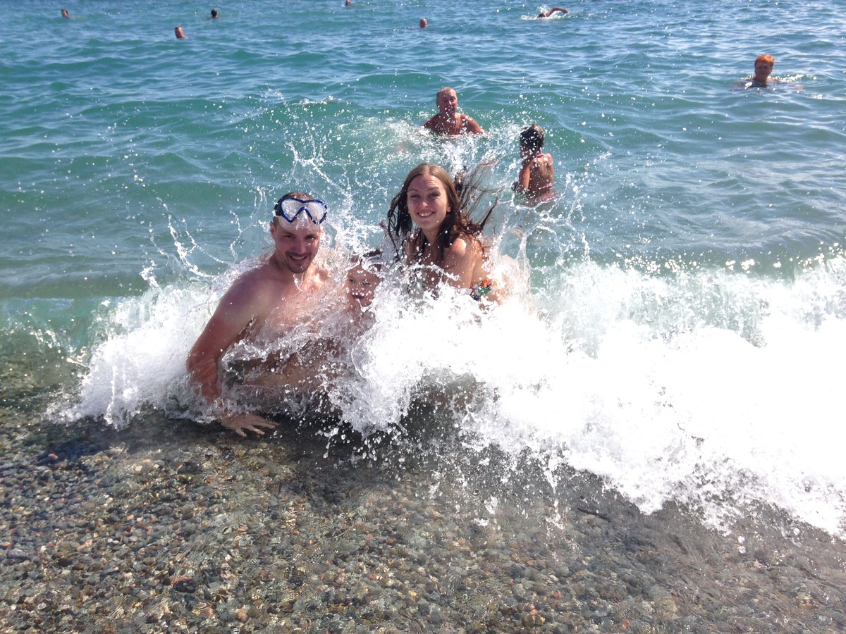 Это мы с семьей сына в Крыму