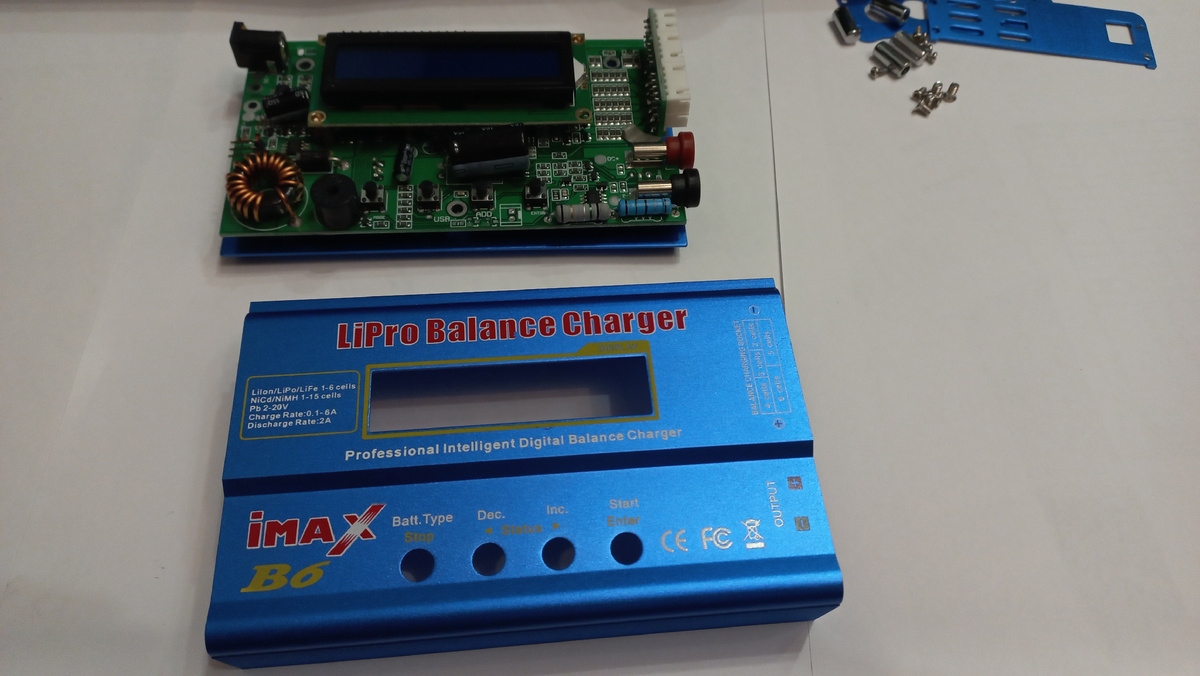 В разобранном виде.