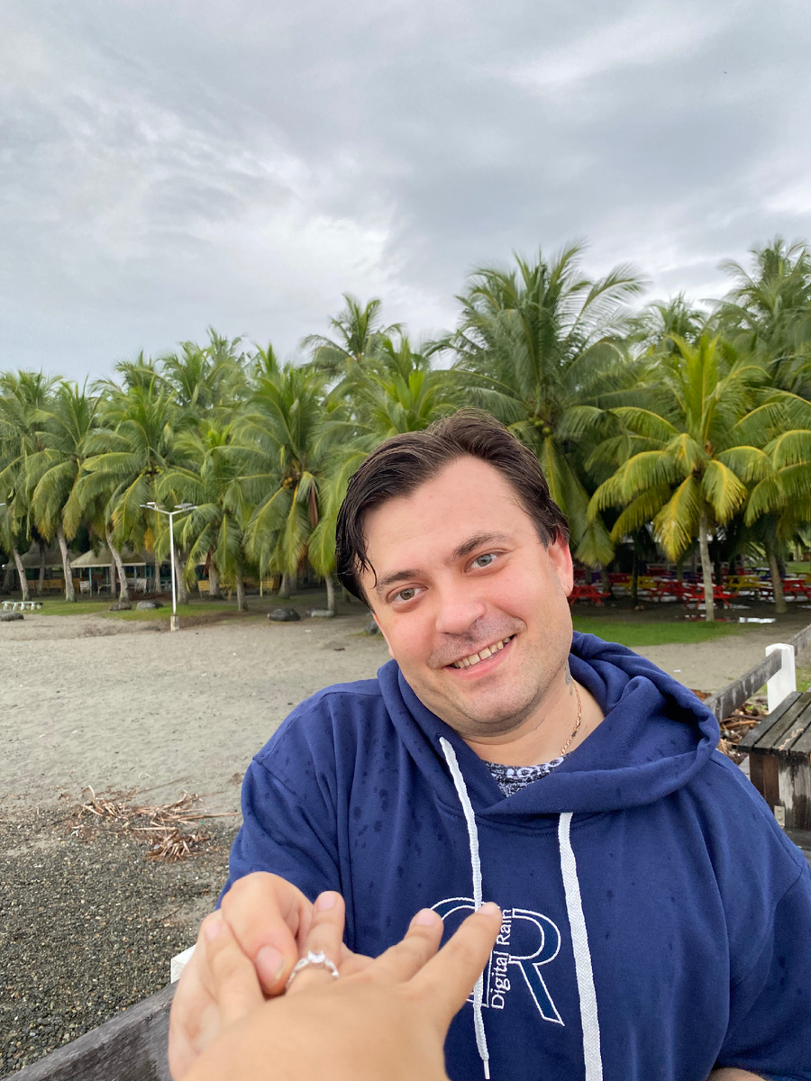 Фото самого романтического предложения.