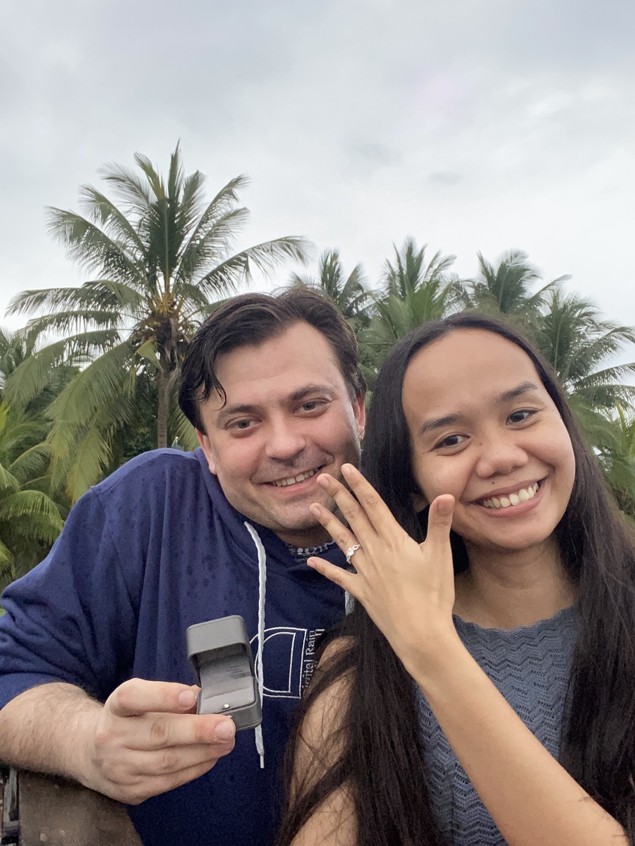 Фото самого романтического предложения.